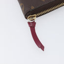 LOUIS VUITTON Monogram Portefeuille Clemence Long Wallet M60742 LV Auth 206815-8