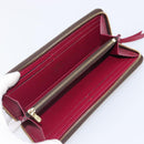 LOUIS VUITTON Monogram Portefeuille Clemence Long Wallet M60742 LV Auth 206815-9