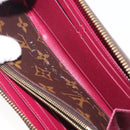 LOUIS VUITTON Monogram Portefeuille Clemence Long Wallet M60742 LV Auth 206815-21
