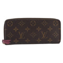 LOUIS VUITTON Monogram Portefeuille Clemence Long Wallet M60742 LV Auth 206815-13