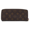 LOUIS VUITTON Monogram Portefeuille Clemence Long Wallet M60742 LV Auth 206815-2