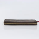 LOUIS VUITTON Monogram Portefeuille Clemence Long Wallet M60742 LV Auth 206815-5