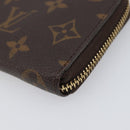 LOUIS VUITTON Monogram Portefeuille Clemence Long Wallet M60742 LV Auth 206815-7