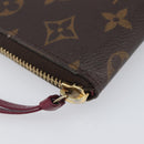 LOUIS VUITTON Monogram Portefeuille Clemence Long Wallet M60742 LV Auth 206815-14