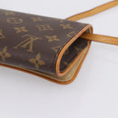 LOUIS VUITTON Monogram Pochette Twin GM Shoulder Bag M51852 LV Auth 206816V-15