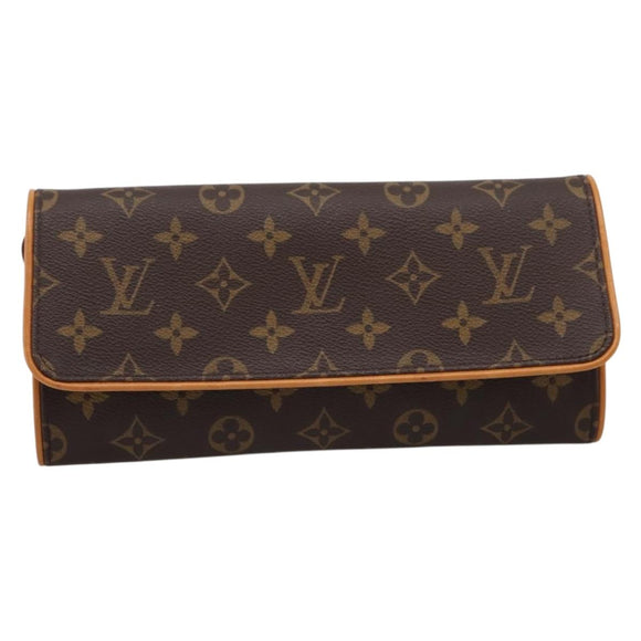 LOUIS VUITTON Monogram Pochette Twin GM Shoulder Bag M51852 LV Auth 206816V