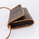 LOUIS VUITTON Monogram Pochette Twin GM Shoulder Bag M51852 LV Auth 206816V-3