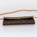 LOUIS VUITTON Monogram Pochette Twin GM Shoulder Bag M51852 LV Auth 206816V-5