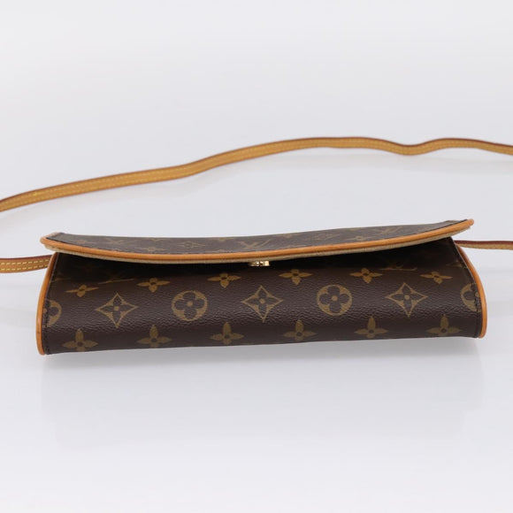 LOUIS VUITTON Monogram Pochette Twin GM Shoulder Bag M51852 LV Auth 206816V