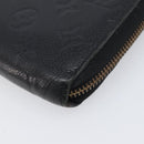 LOUIS VUITTON Monogram Empreinte Zippy Wallet Long Wallet M61864 LV Auth 206817-16