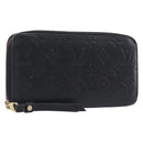 LOUIS VUITTON Monogram Empreinte Zippy Wallet Long Wallet M61864 LV Auth 206817-1