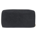 LOUIS VUITTON Monogram Empreinte Zippy Wallet Long Wallet M61864 LV Auth 206817-2