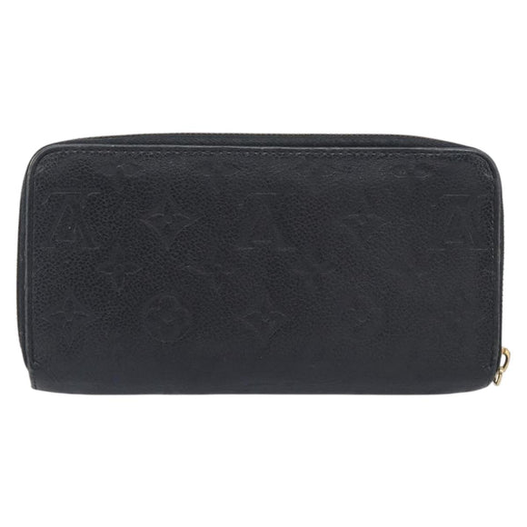 LOUIS VUITTON Monogram Empreinte Zippy Wallet Long Wallet M61864 LV Auth 206817
