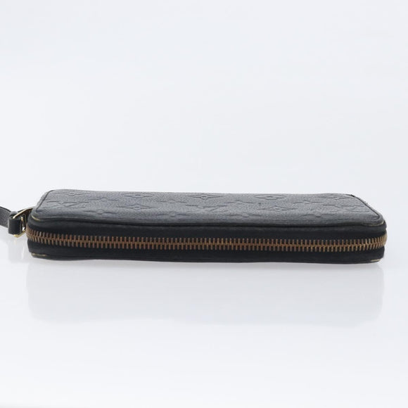 LOUIS VUITTON Monogram Empreinte Zippy Wallet Long Wallet M61864 LV Auth 206817
