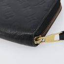 LOUIS VUITTON Monogram Empreinte Zippy Wallet Long Wallet M61864 LV Auth 206817-14