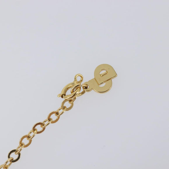 Christian Dior Necklace Metal 2 Set Gold Tone Auth 206829