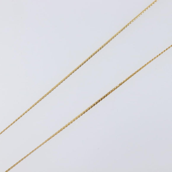 Christian Dior Necklace Metal 2 Set Gold Tone Auth 206829