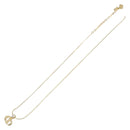 Christian Dior Necklace Metal 2 Set Gold Tone Auth 206829-2