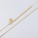 Christian Dior Necklace Metal 2 Set Gold Tone Auth 206829-21