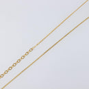 Christian Dior Necklace Metal 2 Set Gold Tone Auth 206829-22