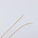 Christian Dior Necklace Metal 2 Set Gold Tone Auth 206829-24