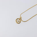 Christian Dior Necklace Metal 2 Set Gold Tone Auth 206829-28