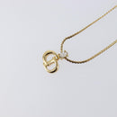 Christian Dior Necklace Metal 2 Set Gold Tone Auth 206829-3