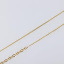Christian Dior Necklace Metal 2 Set Gold Tone Auth 206829-31