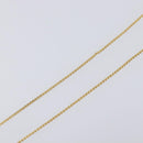 Christian Dior Necklace Metal 2 Set Gold Tone Auth 206829-32