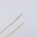 Christian Dior Necklace Metal 2 Set Gold Tone Auth 206829-33
