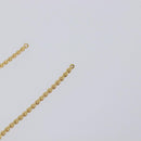 Christian Dior Necklace Metal 2 Set Gold Tone Auth 206829-35