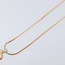 Christian Dior Necklace Metal 2 Set Gold Tone Auth 206829-4