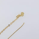 Christian Dior Necklace Metal 2 Set Gold Tone Auth 206829-8