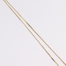 Christian Dior Necklace Metal Gold Tone Auth 206830-5