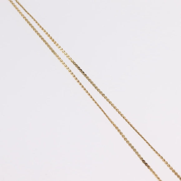 Christian Dior Necklace Metal Gold Tone Auth 206830