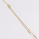 Christian Dior Necklace Metal Gold Tone Auth 206830-6