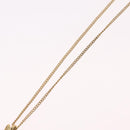 Christian Dior Necklace Metal Gold Tone Auth 206832-11