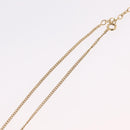 Christian Dior Necklace Metal Gold Tone Auth 206832-13