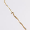 Christian Dior Necklace Metal Gold Tone Auth 206832-7