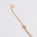 Christian Dior Necklace Metal Gold Tone Auth 206832-8