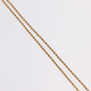 Christian Dior Necklace Metal Gold Tone Auth 206833-5