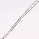 Christian Dior Necklace Metal Silver Auth 206834-11