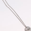 Christian Dior Necklace Metal Silver Auth 206834-4