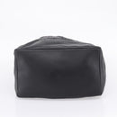 FENDI Hand Bag Leather Black Gold Auth 206838-10
