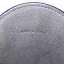 FENDI Shoulder Pouch Leather Gold Auth 206841M-22
