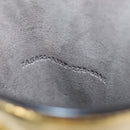 FENDI Shoulder Pouch Leather Gold Auth 206841M-11