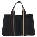 HERMES Toroca Horizontal PM Hand Bag Canvas Black Auth 206842A-2