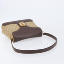 GUCCI GG Supreme GG Canvas Shoulder Bag 3 Set Beige Black Auth 206846-22