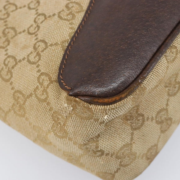 GUCCI GG Supreme GG Canvas Shoulder Bag 3 Set Beige Black Auth 206846
