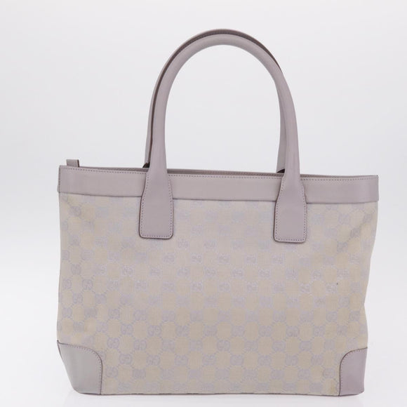GUCCI GG Supreme GG Canvas Shoulder Bag 3 Set Beige Purple Auth 206847